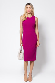 Φόρεμα midi pencil magenta 